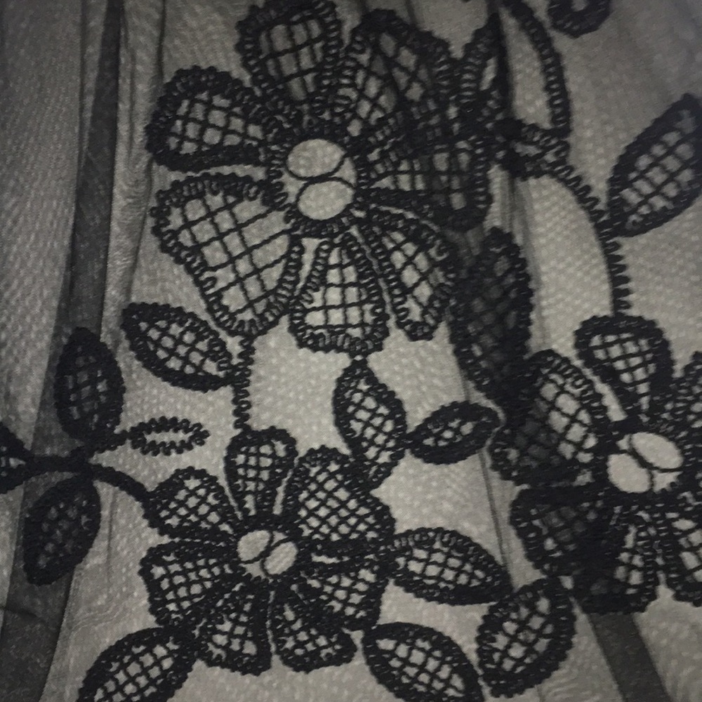 Anthropologie Embroidered Layered Skirt NWT